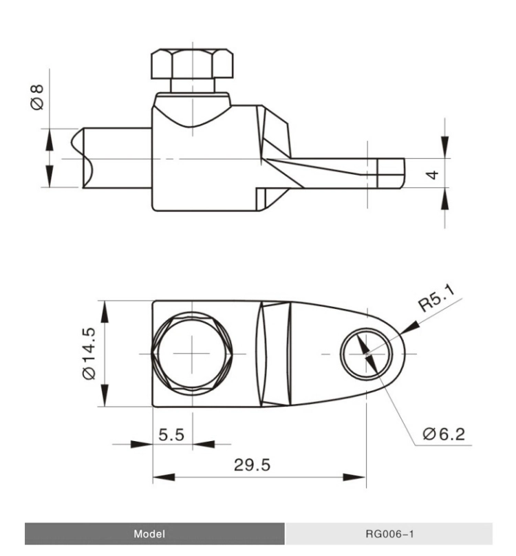 Round Rod Adapter